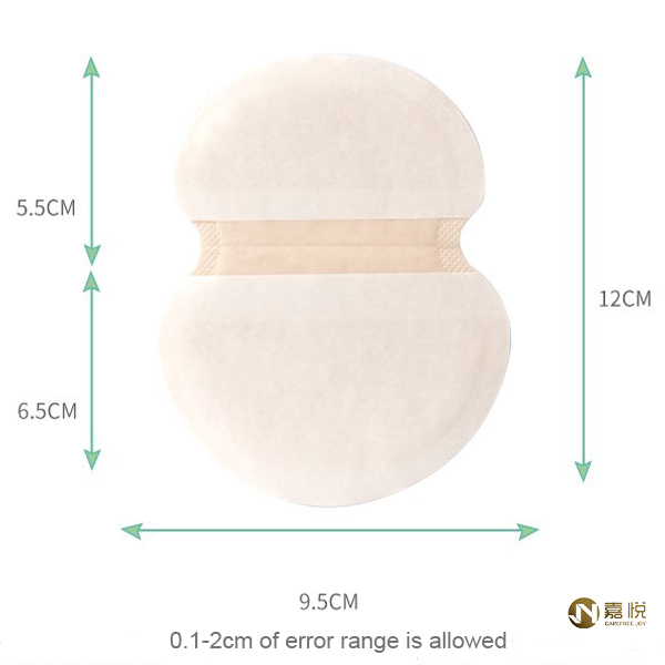 Underarm Sweat Pads 10 Couples Antiperspirant Absorbent Odour Blocker Pads Non Visible Armpit Sweat Pads