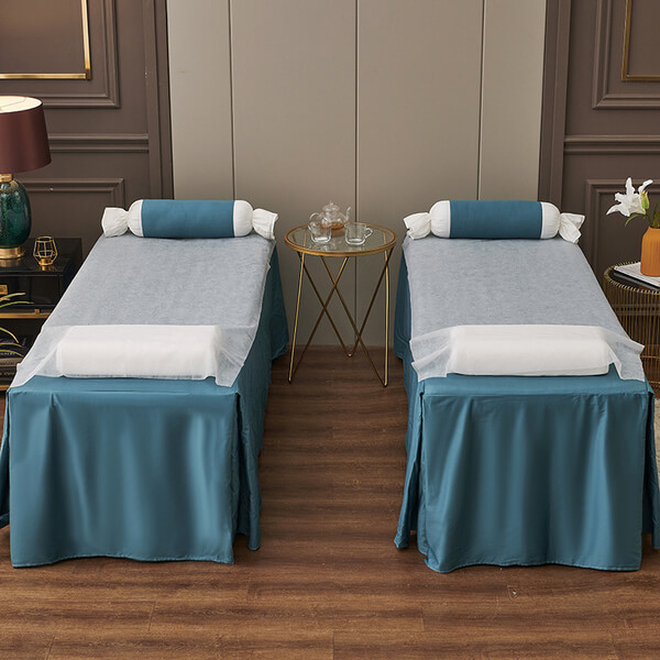 Non Woven Sheet Soft Breathable Massage 50 Pieces / Roll Hotel Spa Beauty Salon Medical Disposable Hospital Bed Sheets