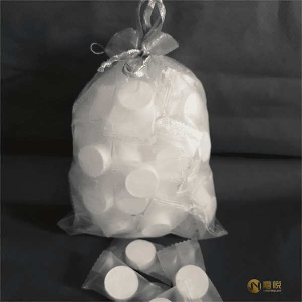 Disposable Towel Tablets 100PCS Mini White Soft Nonwoven Biodegradable Cotton Napkin Tissue Outdoor Travel Compressed Towel