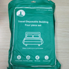 Wholesale Disposable Bed Sheet Pillowcases Breathable Soft Bedding Travel Hotel SPA Bed Sheet King Size Bedding Set 