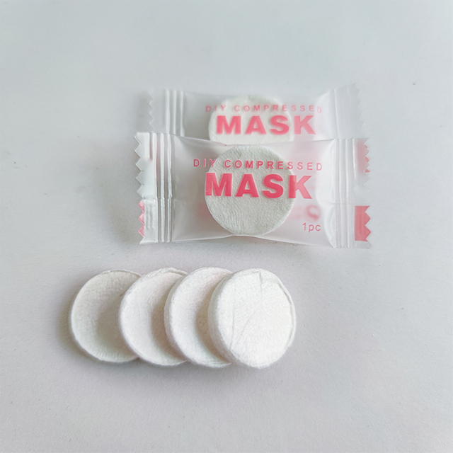 100 PCS Compressed Facial Mask 100% Cotton Beauty Facial Mask DIY SPA Compressed Mask Paper