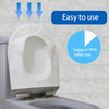 Toilet Seat Pad 10 Pcs Waterproof Hygienic Environmental Protection Biodegradable Non-woven Disposable Toilet Seat