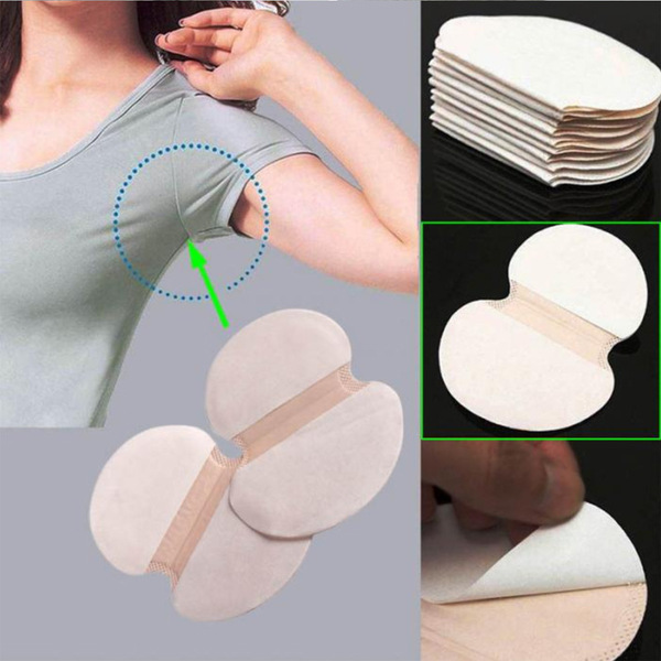 Underarm Sweat Pads 10 Couples Antiperspirant Absorbent Odour Blocker Pads Non Visible Armpit Sweat Pads