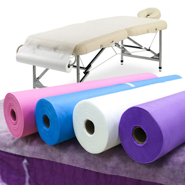 Non Woven Sheet Soft Breathable Massage 50 Pieces / Roll Hotel Spa Beauty Salon Medical Disposable Hospital Bed Sheets